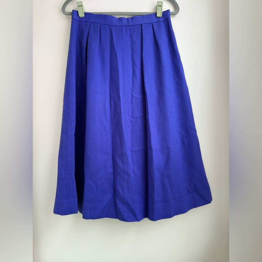 Vintage Royal Blue Skirt